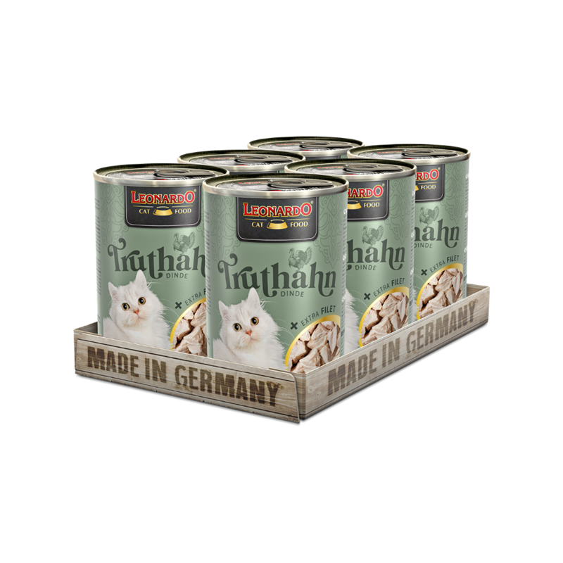 Pâtée pour chat - Boîte Dinde + Extra Filet (400 g, Dinde)