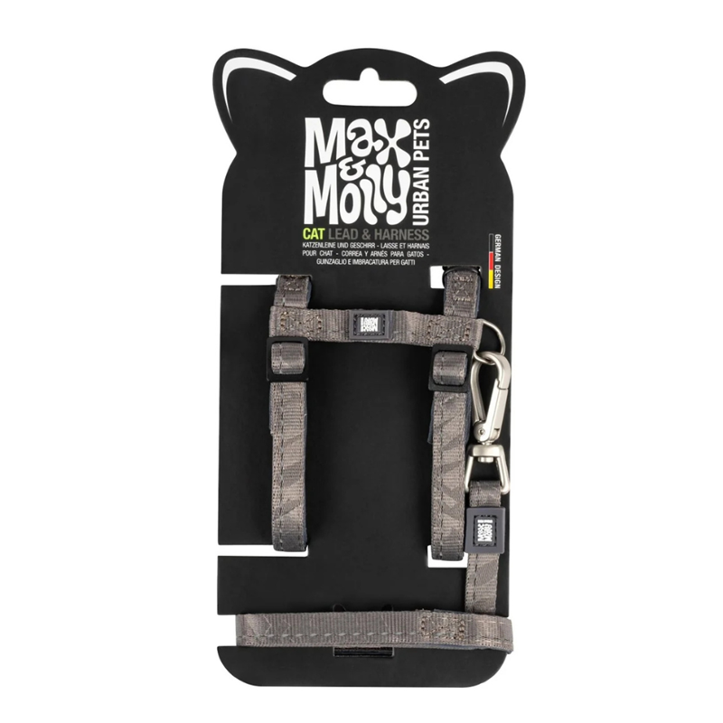 Set harnais et laisse pour chat (Stone)