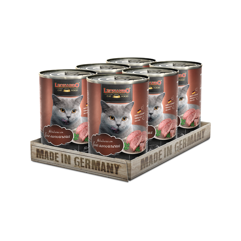 Pâtée pour chat - Boîte Foie (400 g, Foie)
