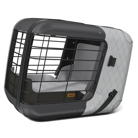 Caisse de transport pour petit chien - Caree "Cool Grey" - Gris