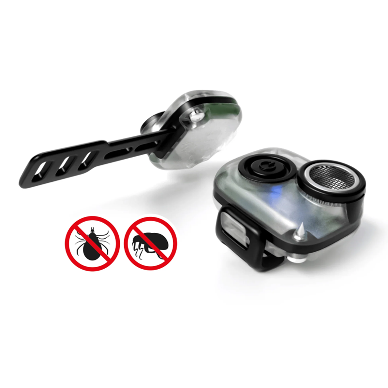 Anti-tique et puce à ultrason pour chien MINI (Noir)