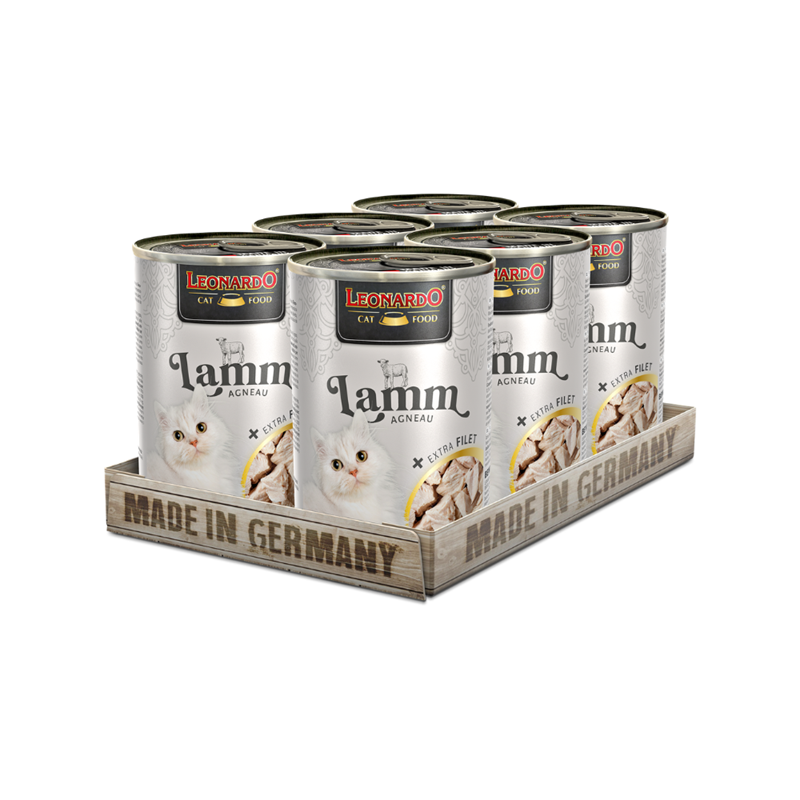 Pâtée pour chat - Boîte Agneau + Extra Filet (400 g, Agneau)