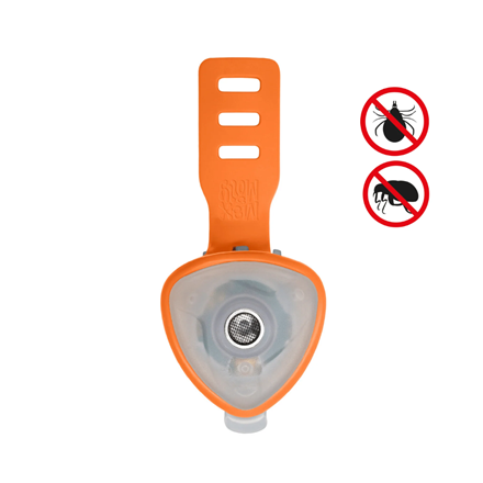 Anti-tique et puce à ultrason pour chien - Orange