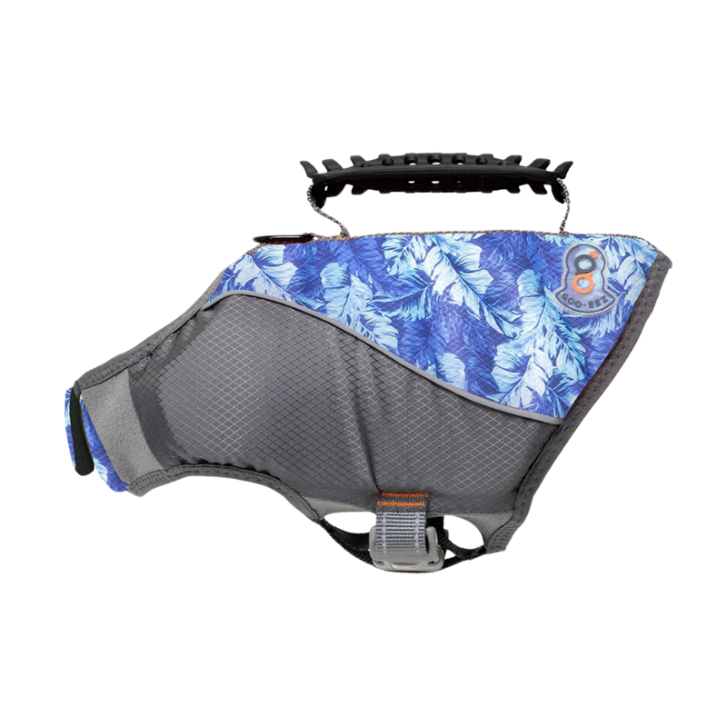 Gilet de sauvetage pour chien (XXS, Feuilles)