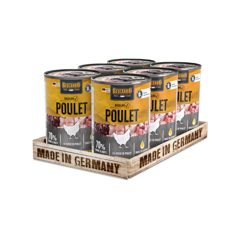 Pâtée pour chien - Boîte  Baseline Poulet (400 g, Poulet)