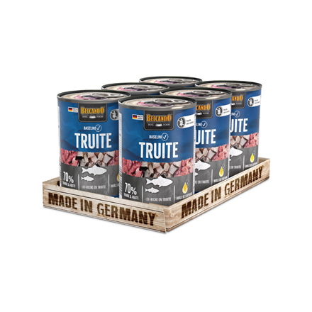 Pâtée pour chien - Boîte Baseline Truite - Truite