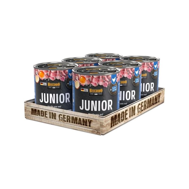 Pâtée pour chien - Boîte Junior volaille &amp;amp; oeuf (800 g, Poulet)