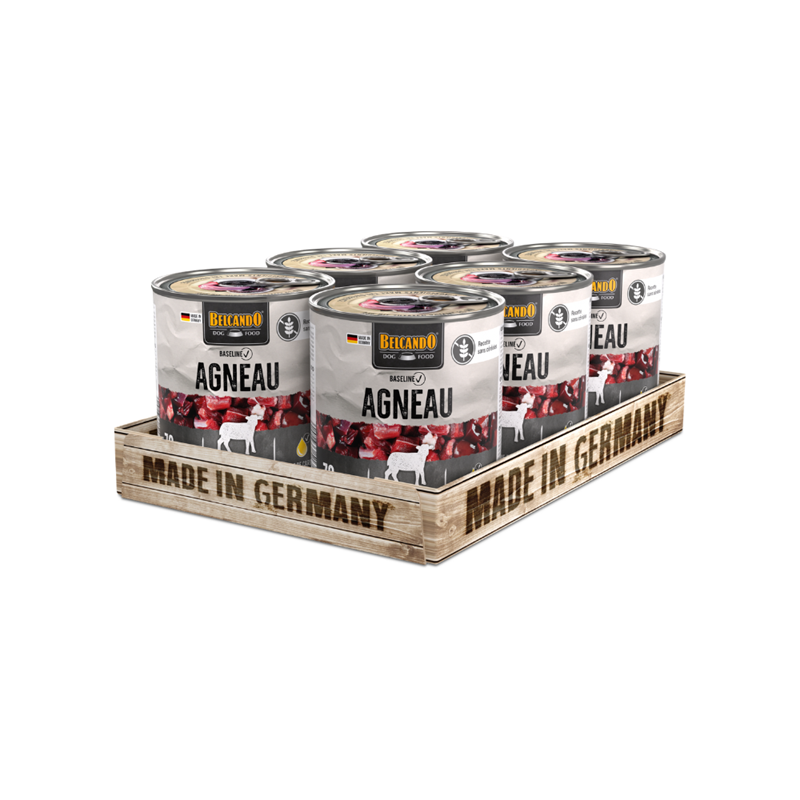Pâtée pour chien - Boîte Baseline agneau (800 g, Agneau)