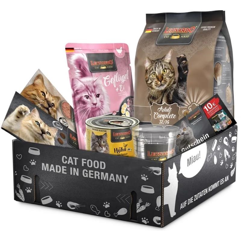 Cat Box découverte - Adult 32/16 - pour chat (1 Kg, Poulet)