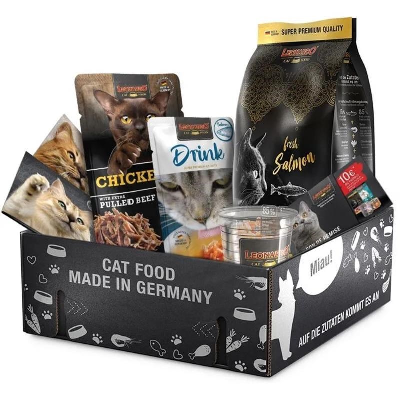 Cat Box découverte - Fresh Saumon &amp;amp; Poulet - pour chat (1 Kg, Poulet, Saumon)