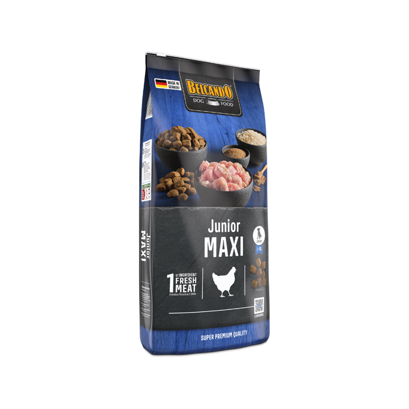 Croquettes pour chien junior grande race  - Junior Maxi (12,5 Kg, Poulet)