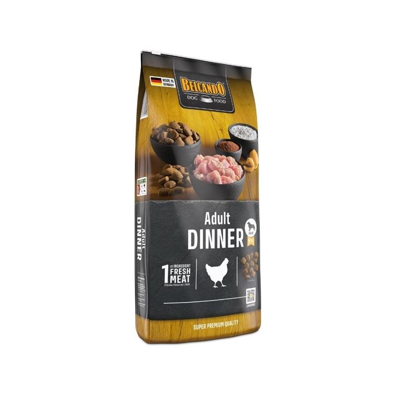 Croquettes pour chien adulte poulet  - Dinner (12,5 Kg, Poulet)