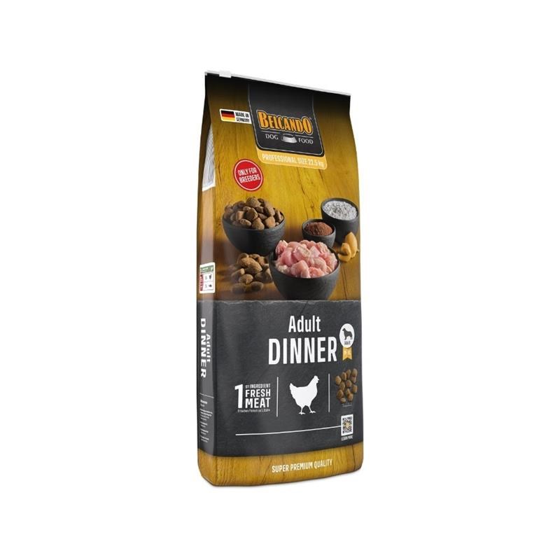 Croquettes pour chien adulte poulet  - Dinner (22,5 Kg, Poulet)