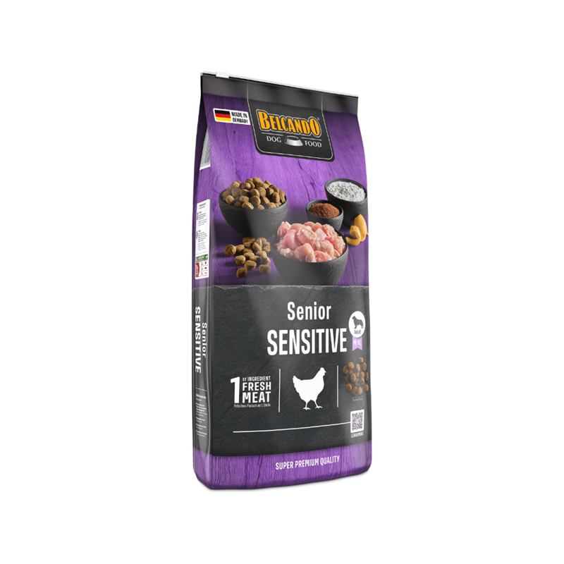 Croquettes pour chien senior - Sensitive (12,5 Kg, Poulet)