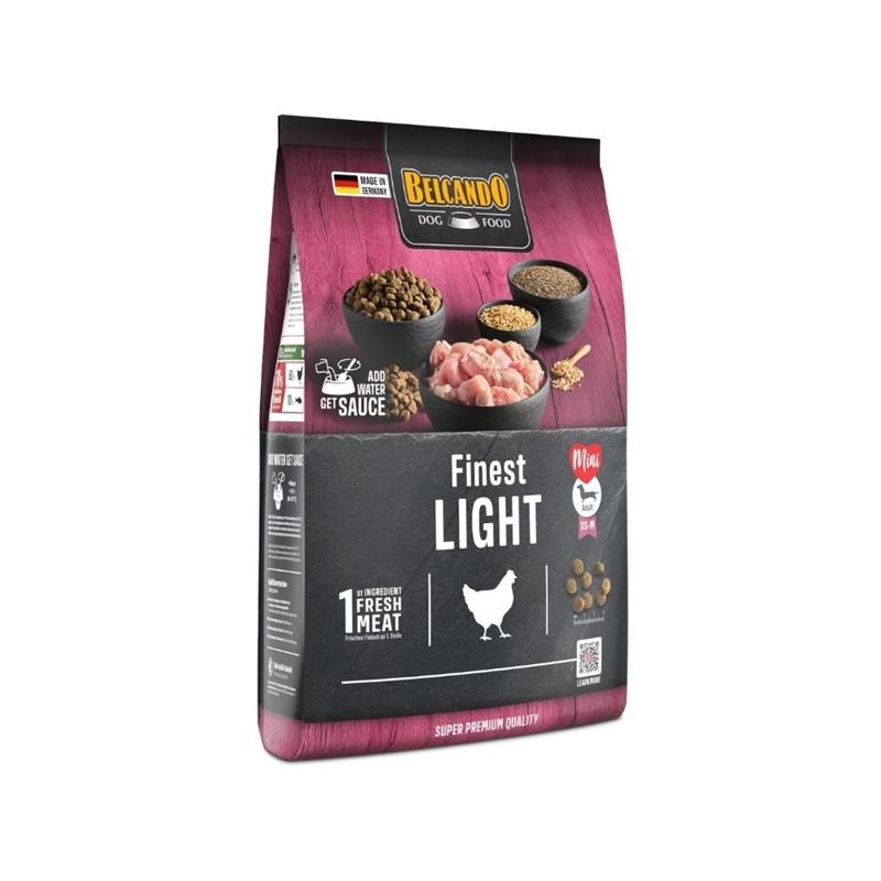 Croquettes pour petit chien chien contrôle du poids - Finest Light (4 Kg, Poulet)