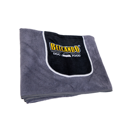 Serviette absorbante pour chien - Gris