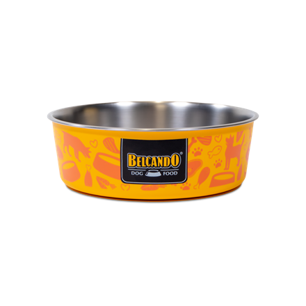 Gamelle en acier inoxydable pour chien - 0.85L