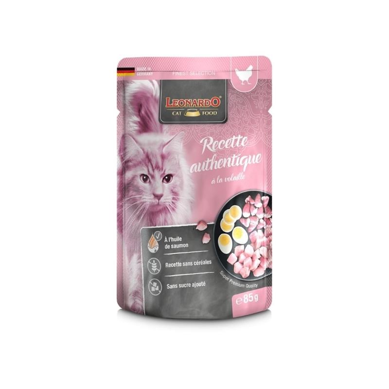 Pâté pour chat -  Sachet fraîcheur Volaille + Œuf (85 g, Poulet, œuf)