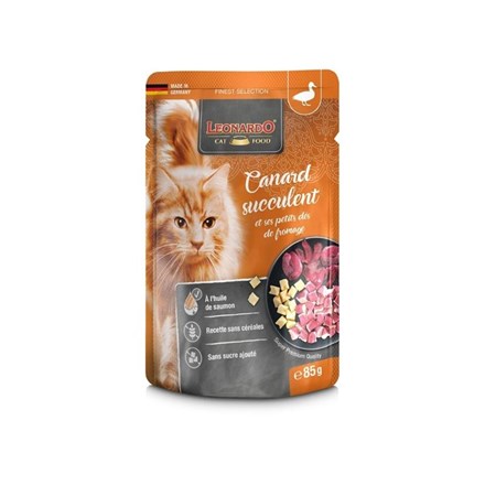 Pâtée pour chat - Sachet fraîcheur Canard + Fromage - Canard, fromage
