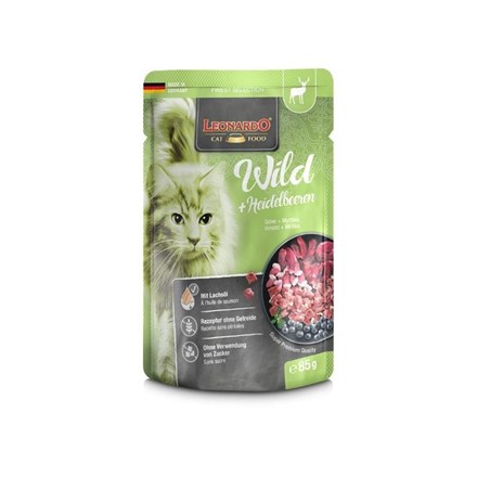 Pâtée pour chat - Sachet fraîcheur Gibier + Myrtille - Poulet, Gibier