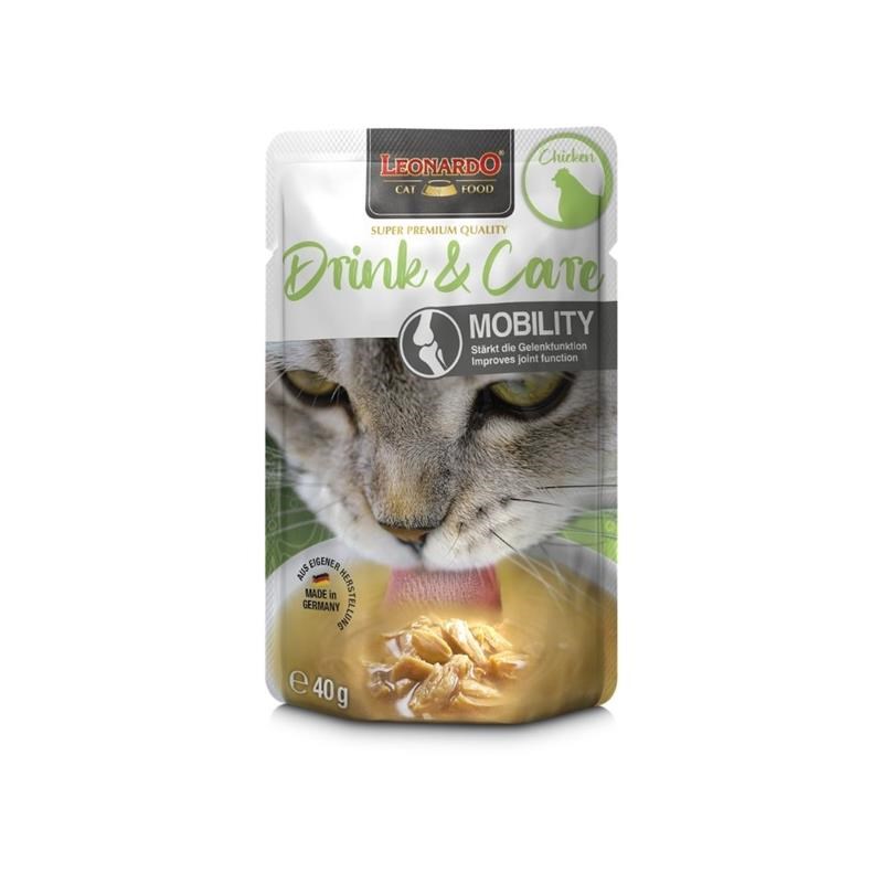 Drink &amp;amp; Care Mobility Poulet pour chat (40 g, Poulet)