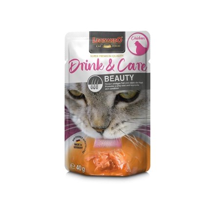 Drink &amp; Care Beauty Poulet pour chat - Poulet