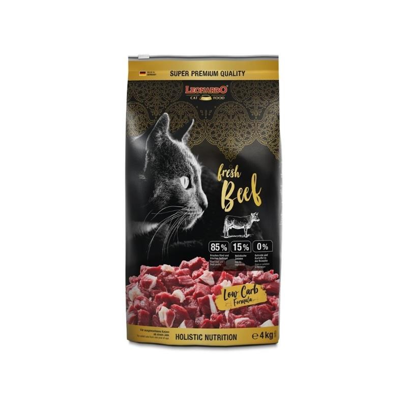 Croquettes pour chat - FRESH Boeuf &amp;amp; Poulet (4 Kg, Poulet, Boeuf)