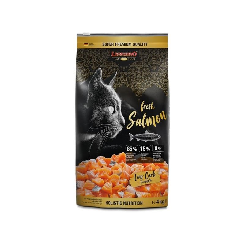 Croquettes pour chat - FRESH Saumon &amp;amp; Poulet (4 Kg, Poulet, Saumon)