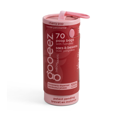 Sacs à crotte pour chien par 70 - Cherry pop