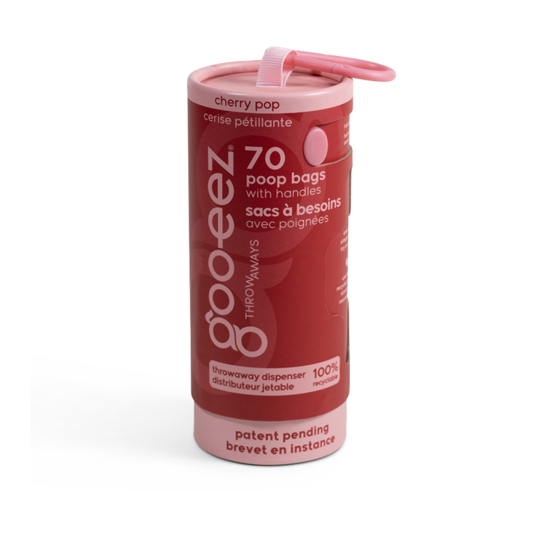 Sacs à crotte pour chien par 70 (Cherry pop)