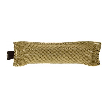 Boudin en toile de jute avec poignée courte pour chien