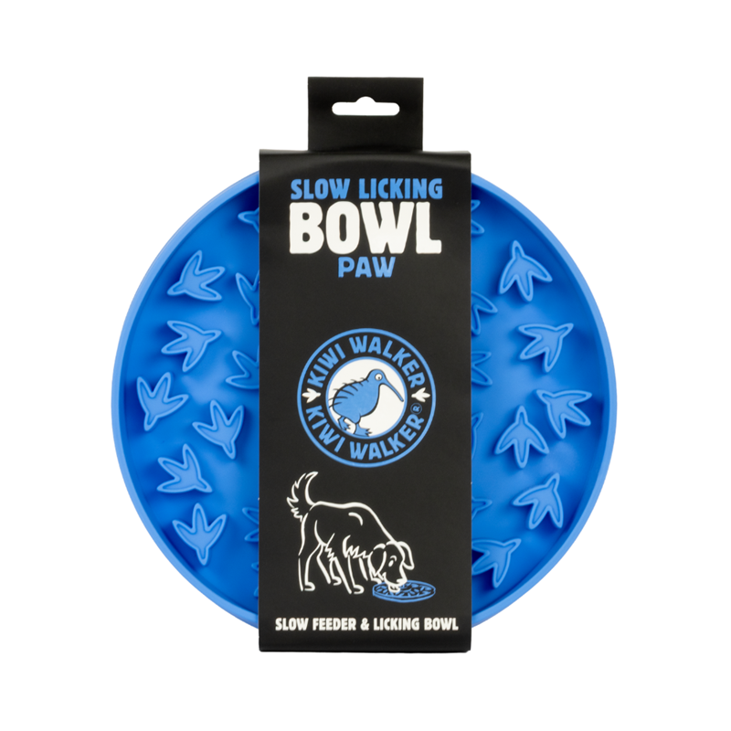 Bol à lécher anti-glouton PAW (Maxi, Bleu)