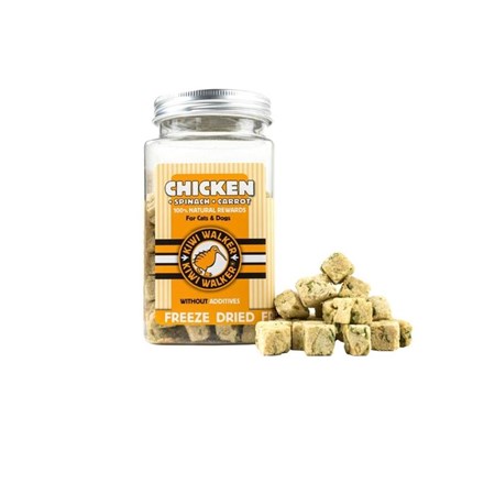 Friandise au Poulet + épinards + carotte - pour chien - Poulet, épinards, carotte