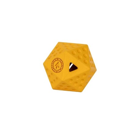 Jouet Let's play ! Icosaball pour chien - Orange