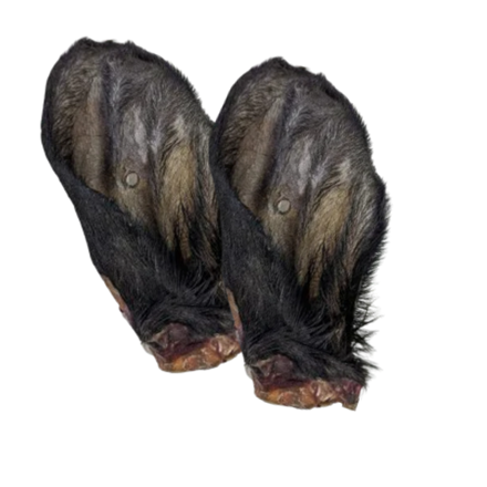 Oreilles de boeuf avec poils XXL pour chien - Boeuf