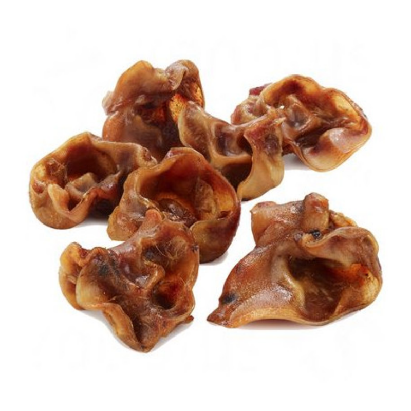Pavillons d&amp;#39;oreilles de porc pour chien (500 g, Porc)