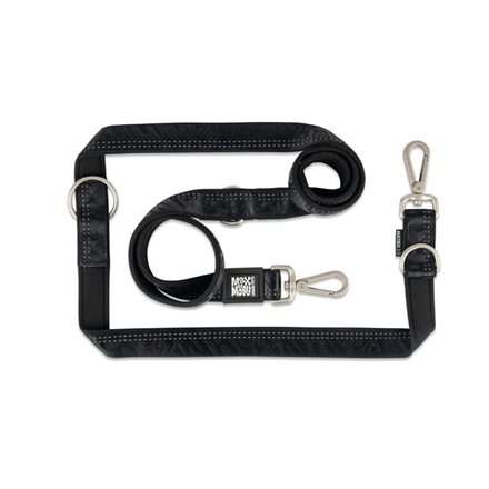 Laisse multi-fonction pour chien Matrix 2.0 - Noir
