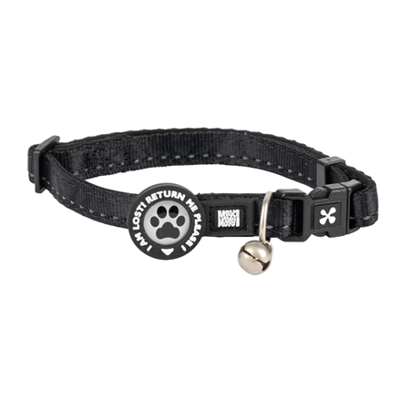 Collier pour chat "Smart ID" - Noir