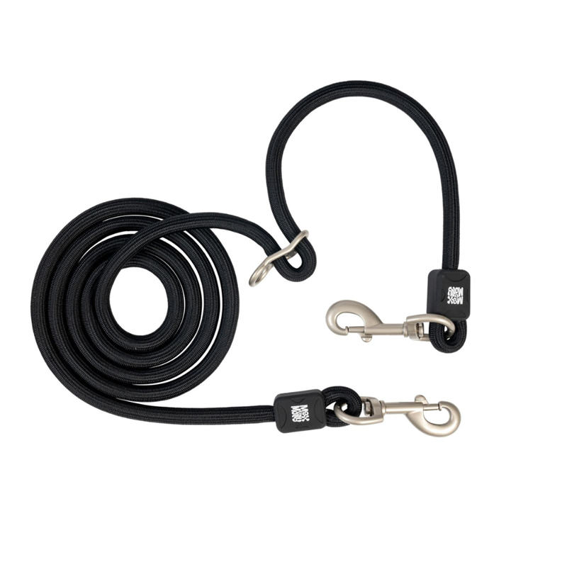 Laisse corde pour chien Matrix 2.0 (Noir, S, 2 m)