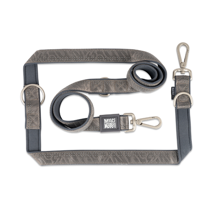 Laisse multi-fonction pour chien Matrix 2.0 - Stone