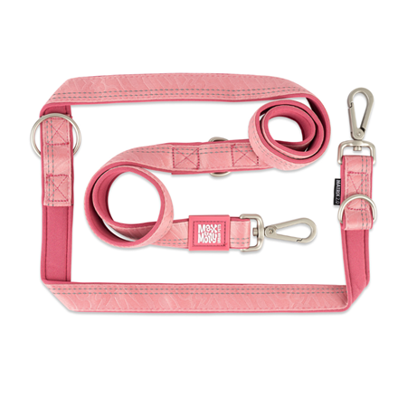 Laisse multi-fonction pour chien Matrix 2.0 - Rose