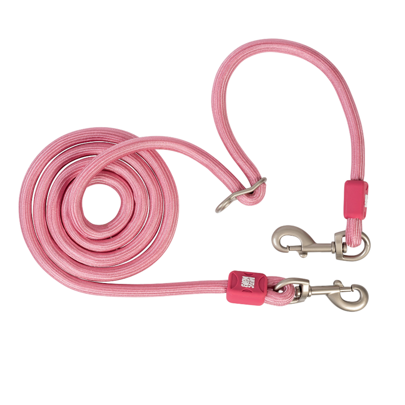 Laisse corde pour chien Matrix 2.0 (Rose, L, 2 m)
