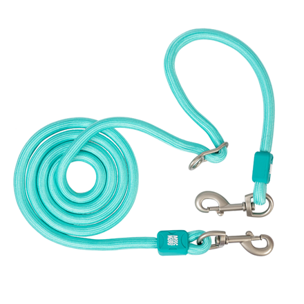 Laisse corde pour chien Matrix 2.0 - Turquoise 