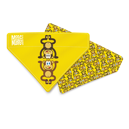 Bandana pour chien à motifs - Singes