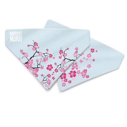Bandana pour chien à motifs - Fleur de cerisier