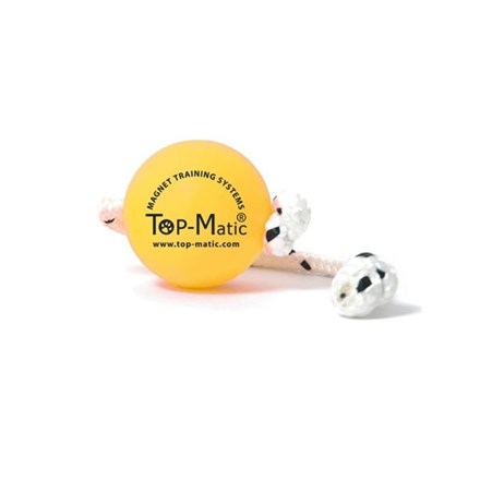 Fun Ball magnétique Mini SOFT(avec cordon) pour chien - Jaune