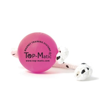 Fun Ball magnétique Puppy SUPER SOFT (avec cordon) pour chien - Rose