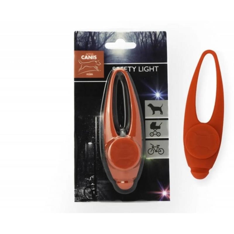 Lampe LED Silicon Large pour chien (Rouge)