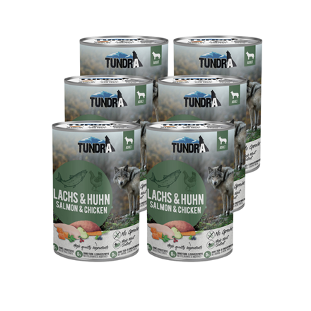 Boite pour chien - Saumon et Poulet - Poulet, Saumon
