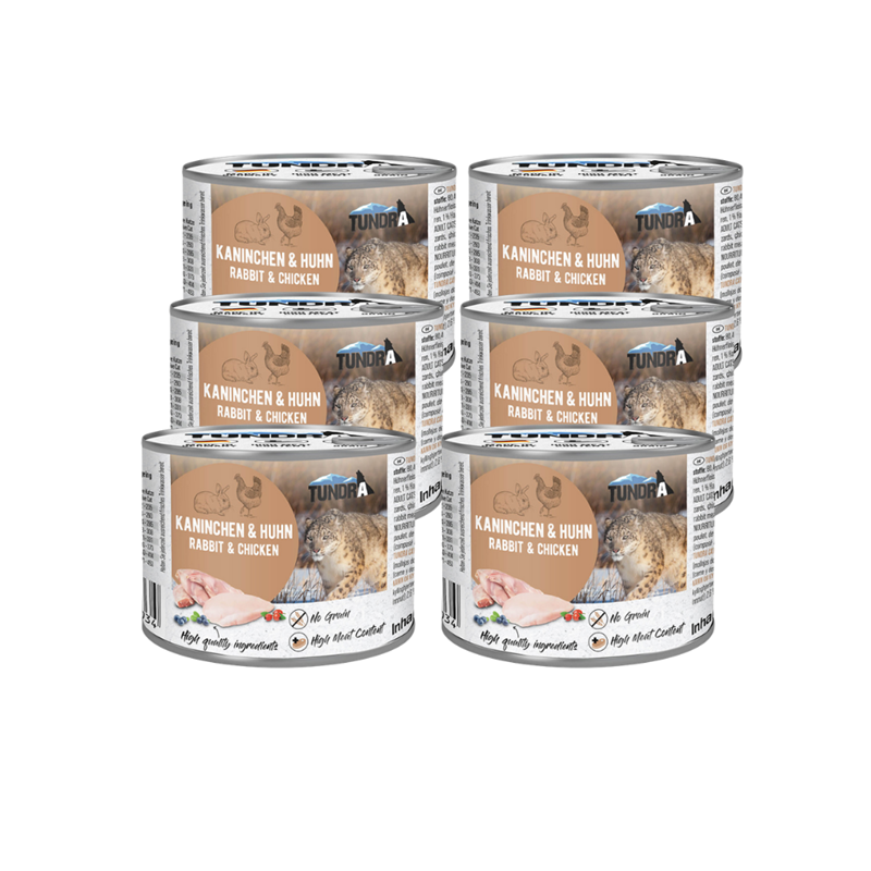 Boite pour chat - Lapin et poulet (200 g, Lapin, Poulet)